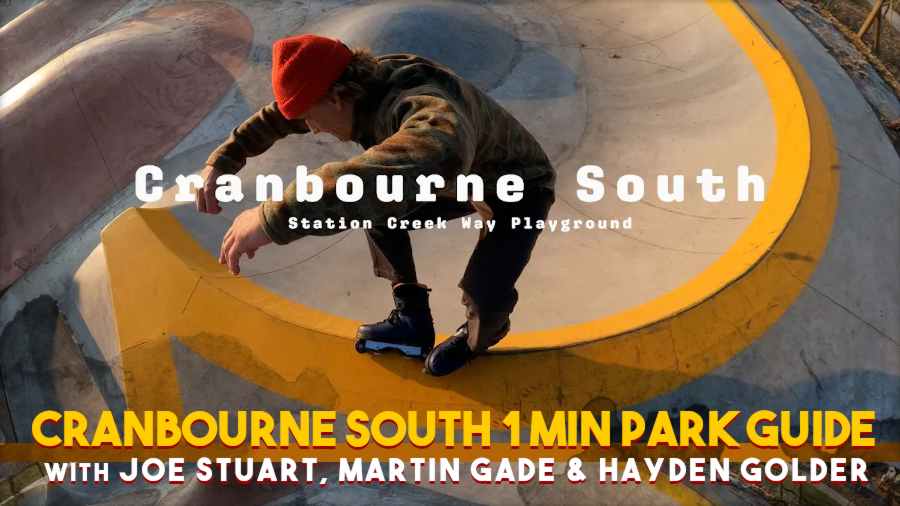 Cranbourne South 1 Minute Skatepark Guide - with Joe Stuart, Martin Gade & Hayden Golder (Australia)